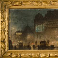 George Hyde Pownall British Australian 1876 1932 Gaiety Theatre Oil Painting - 3741766