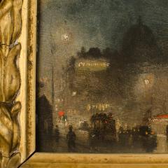 George Hyde Pownall British Australian 1876 1932 Gaiety Theatre Oil Painting - 3741770