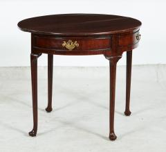 George I Demilune Red Walnut Games Table - 4036197