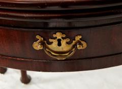 George I Demilune Red Walnut Games Table - 4036204