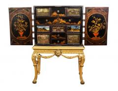 George I Giltwood and Japanned Cabinet on Stand - 3740440
