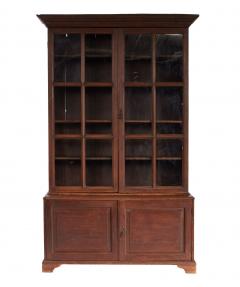 George I Oak Glazed Bookcase Cabinet - 4686707