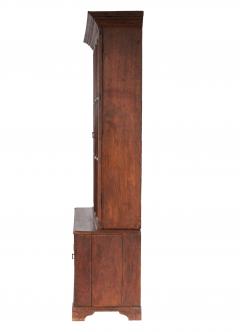 George I Oak Glazed Bookcase Cabinet - 4686708