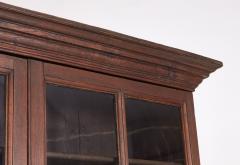 George I Oak Glazed Bookcase Cabinet - 4686709