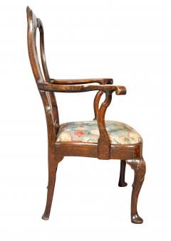 George I Walnut Armchair - 4292600