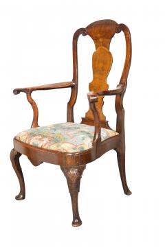 George I Walnut Armchair - 4292604
