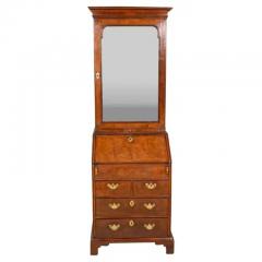 George I Walnut Bureau Bookcase - 4134175