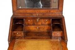 George I Walnut Bureau Bookcase - 4134230