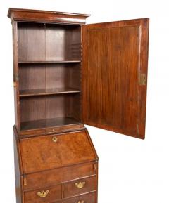 George I Walnut Bureau Bookcase - 4134241