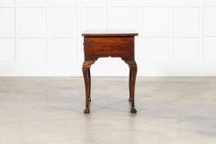 George I Walnut Kneehole Lowboy Side Table - 4394386