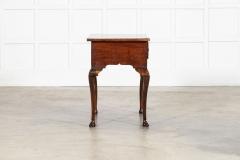 George I Walnut Kneehole Lowboy Side Table - 4394387