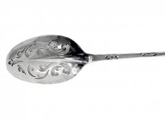 George I silver rat tail Mote Spoon C 1725 - 3532397