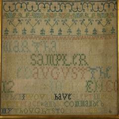 George II Band Sampler 1741 by Martha Hayter - 3407160