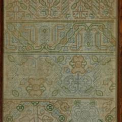 George II Band Sampler dated 1678 stitched by EV - 4398140