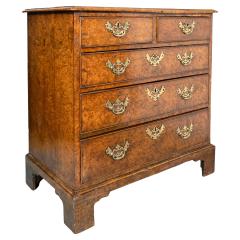 George II Burl Walnut Chest Of Drawers - 4246741