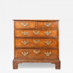 George II Burl Walnut Chest Of Drawers - 4250136