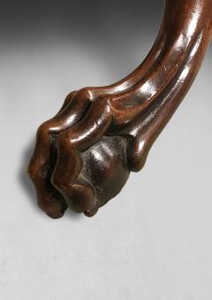 George II Carved Mahogany Tripod Writing Table - 4312570