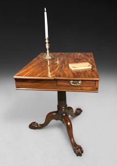 George II Carved Mahogany Tripod Writing Table - 4312573