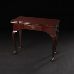 George II Chippendale Mahogany Ball and Claw Foot Card Table - 2137837