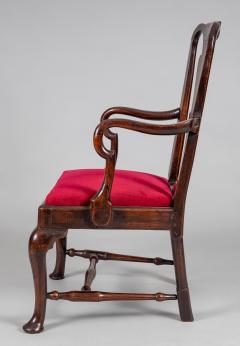 George II Elm Open Arm Chair - 1892435