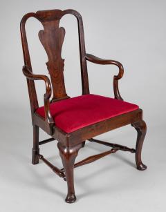 George II Elm Open Arm Chair - 1892436