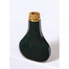 George II English 18K Gold and Bloodstone Perfume Bottle - 1110992