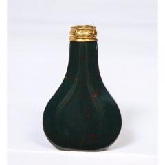 George II English 18K Gold and Bloodstone Perfume Bottle - 1110998