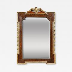George II Giltwood Burl Elm and Marquetry Mirror - 4130589