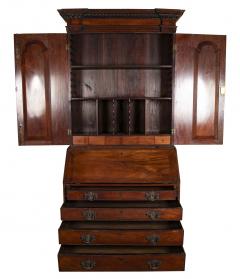 George II Mahogany Architectural Secretary Desk - 4581020