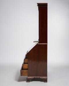 George II Mahogany Bureau Bookcase c 1740 - 4720553