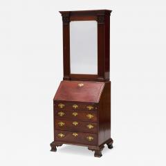 George II Mahogany Bureau Bookcase c 1740 - 4720628