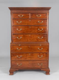 George II Mahogany Chest on Chest Circa 1740 - 2490661