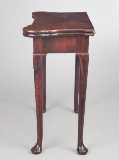 George II Mahogany Concertina Action Card Table - 798363