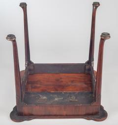 George II Mahogany Concertina Action Card Table - 798376