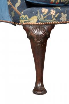 George II Mahogany Wing Chair - 4292595