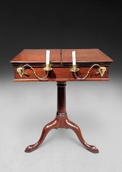 George II Mahogany adjustable double reading table stand - 4532030