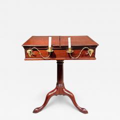 George II Mahogany adjustable double reading table stand - 4532031