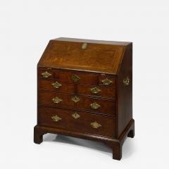 George II Oak Slant Front Desk - 3952551