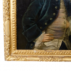 George II Oil On Canvas Portrait Of A Young Man - 2565686