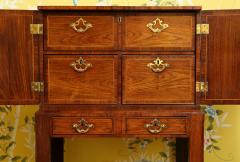 George II Padouk Wood Cabinet on Stand - 3936949