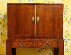 George II Padouk Wood Cabinet on Stand - 3936957