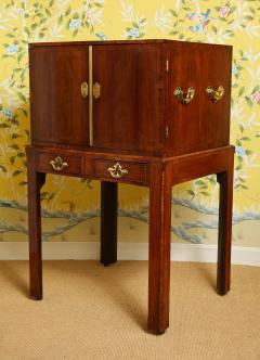 George II Padouk Wood Cabinet on Stand - 3936959