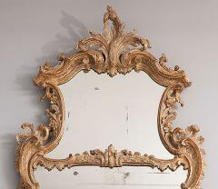 George II Rococo Giltwood Two Plate Mirror - 263378