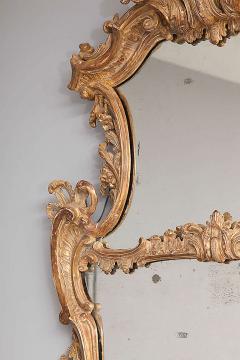 George II Rococo Giltwood Two Plate Mirror - 263382