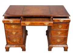 George II Style Walnut Pedestal Desk - 4136951