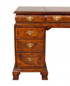 George II Style Walnut Pedestal Desk - 4136954