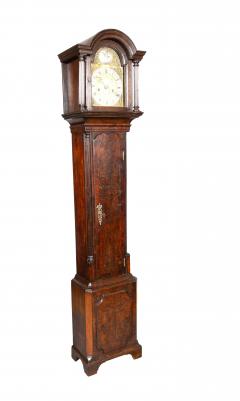 George II Walnut And Oak Grandmother Clock - 4541517