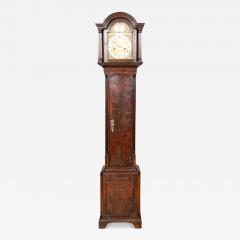 George II Walnut And Oak Grandmother Clock - 4545185