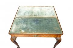 George II Walnut Concertina Action Games Table - 4336474