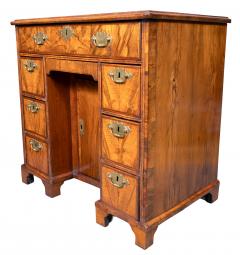 George II Walnut Kneehole Desk - 4757819